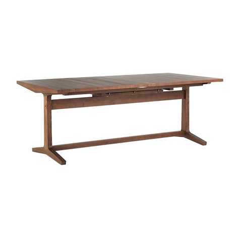 Habitat Parker Extending Table User manual Habitat Parker Extending Table User manual