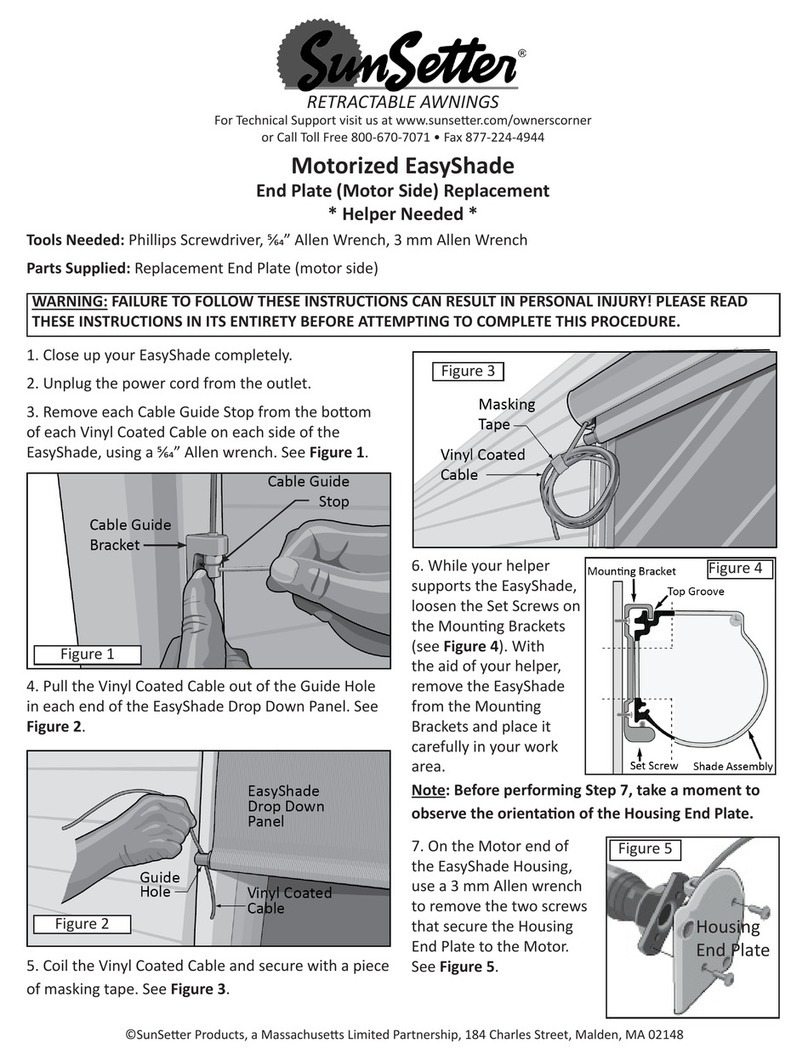 SunSetter EASYSHADE Replacement