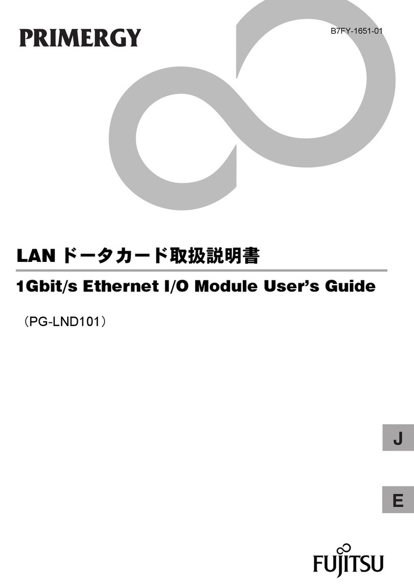 Fujitsu PRIMERGY PG-LND101 user guide