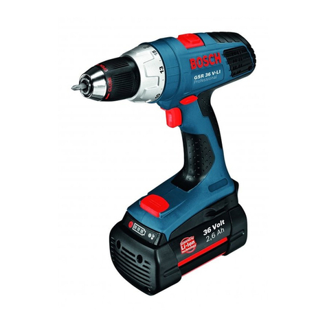 Bosch GSR 36 V-LI Professional Original instructions