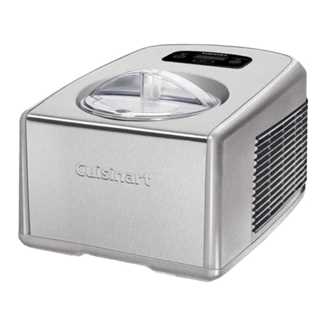 Cuisinart ICE-100XA Series Operational manual