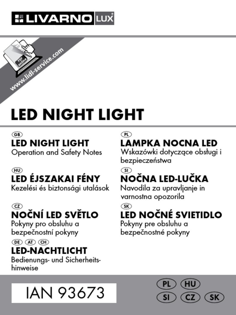 LIVARNO LUX 93673 User manual