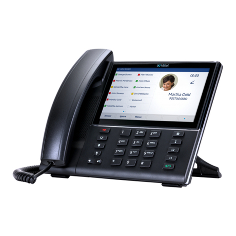 Mitel 6873i User manual Mitel 6873i User manual