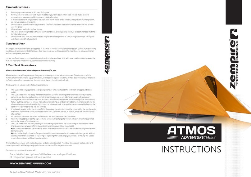 Zempire ADVENTURE Series User manual