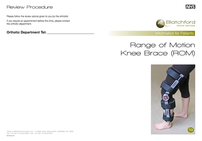 Blatchford Range of Motion Information for users