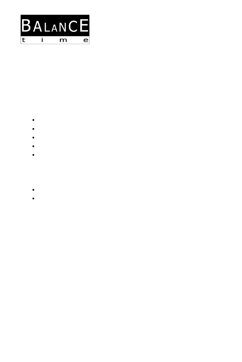 BALANCE TIME 866416 user manual