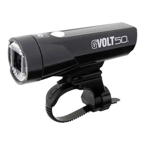 Cateye GVOLT 50 HL-EL550G RC User manual Cateye GVOLT 50 HL-EL550G RC User manual