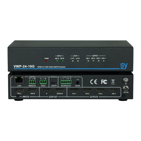 SY VWP24-18G user manual