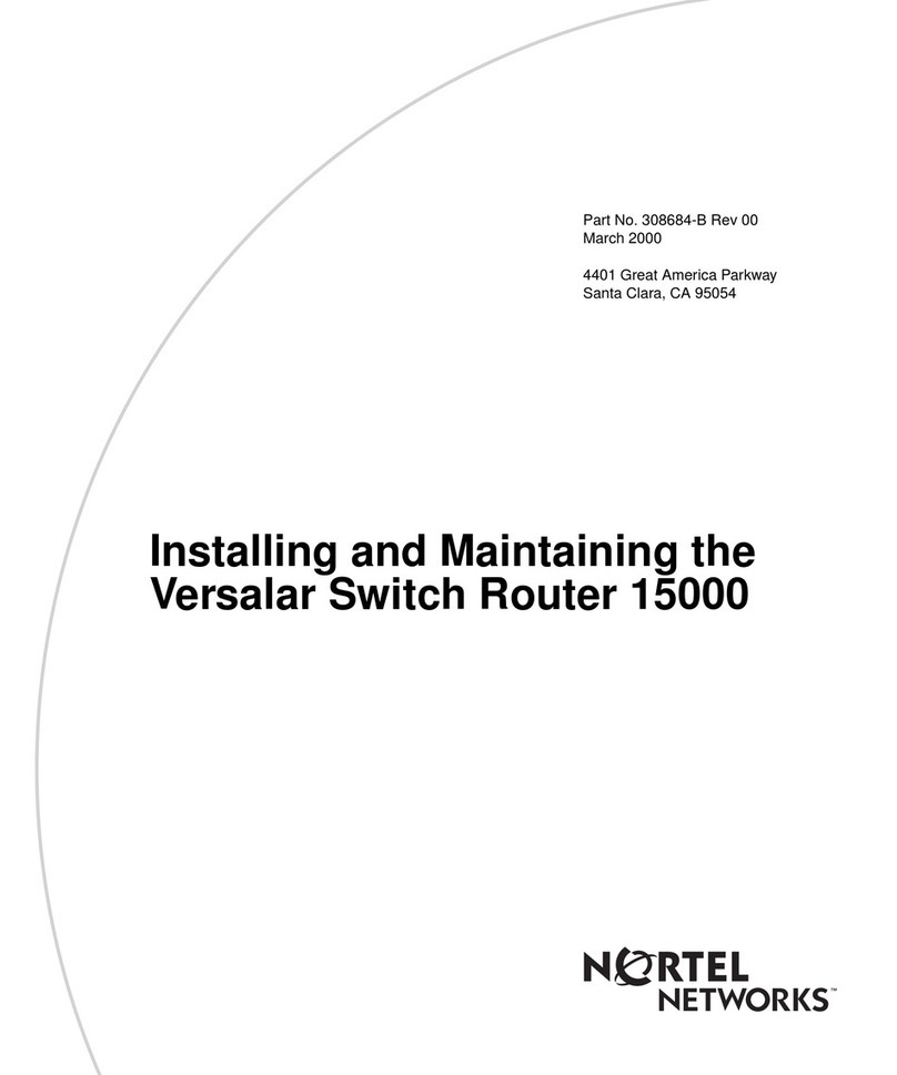 Nortel Versalar 15000 Assembly Instructions