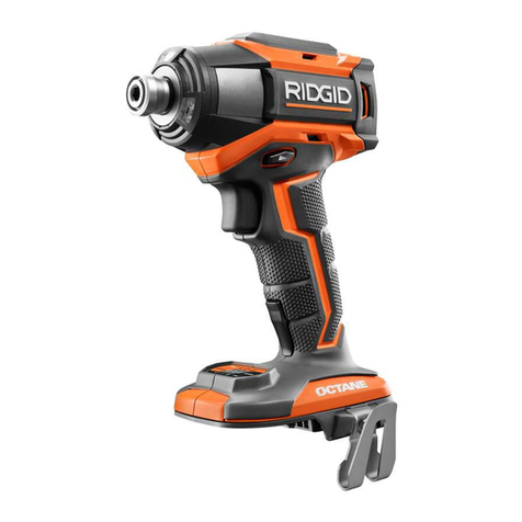 RIDGID OCTANE R86039 User manual
