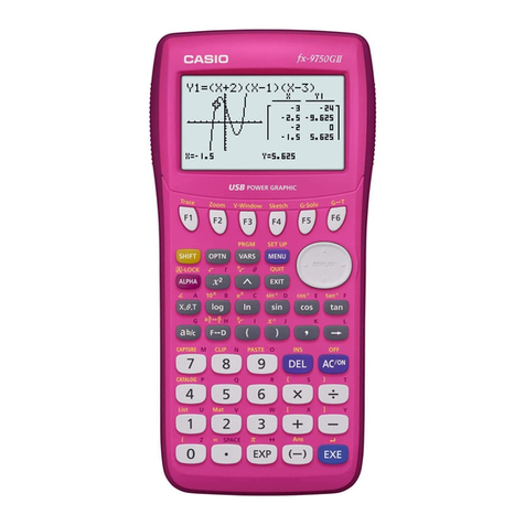 Casio FX-9750GII - SOFTWARE VERSION 2-00 User manual Casio FX-9750GII - SOFTWARE VERSION 2-00 User manual