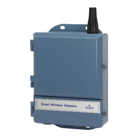 Emerson Smart Wireless Gateway 1420 User manual