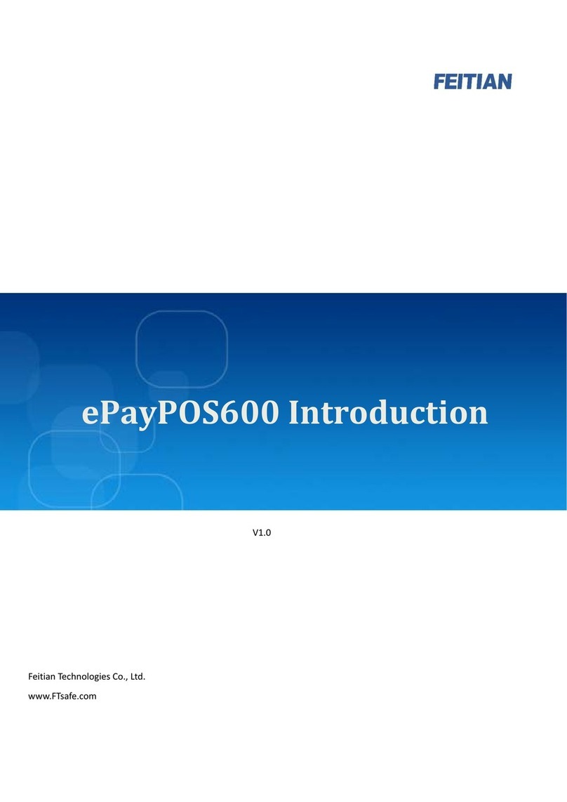 FEITIAN ePayPOS600 Reference manual