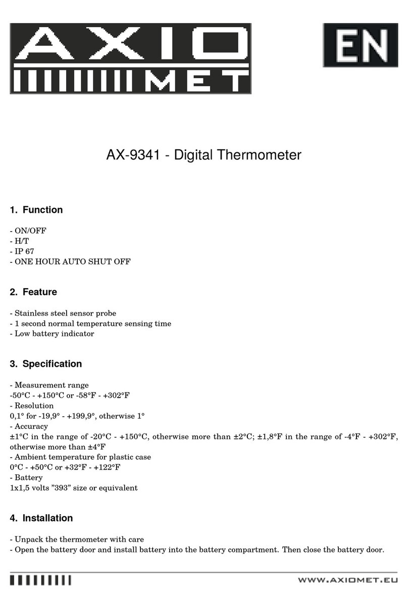 Axio MET AX-9341 User manual