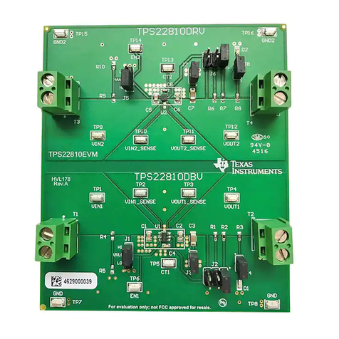 Texas Instruments TPS22810EVM user guide
