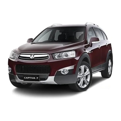 HOLDEN CG CAPTIVA 7 Owner's handbook