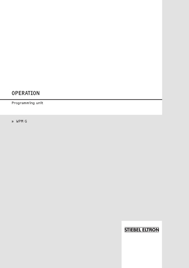 STIEBEL ELTRON WPM G Operation