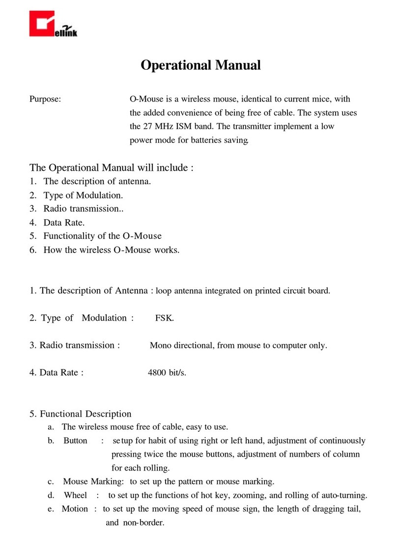 Cellink O-Mouse Quick start guide