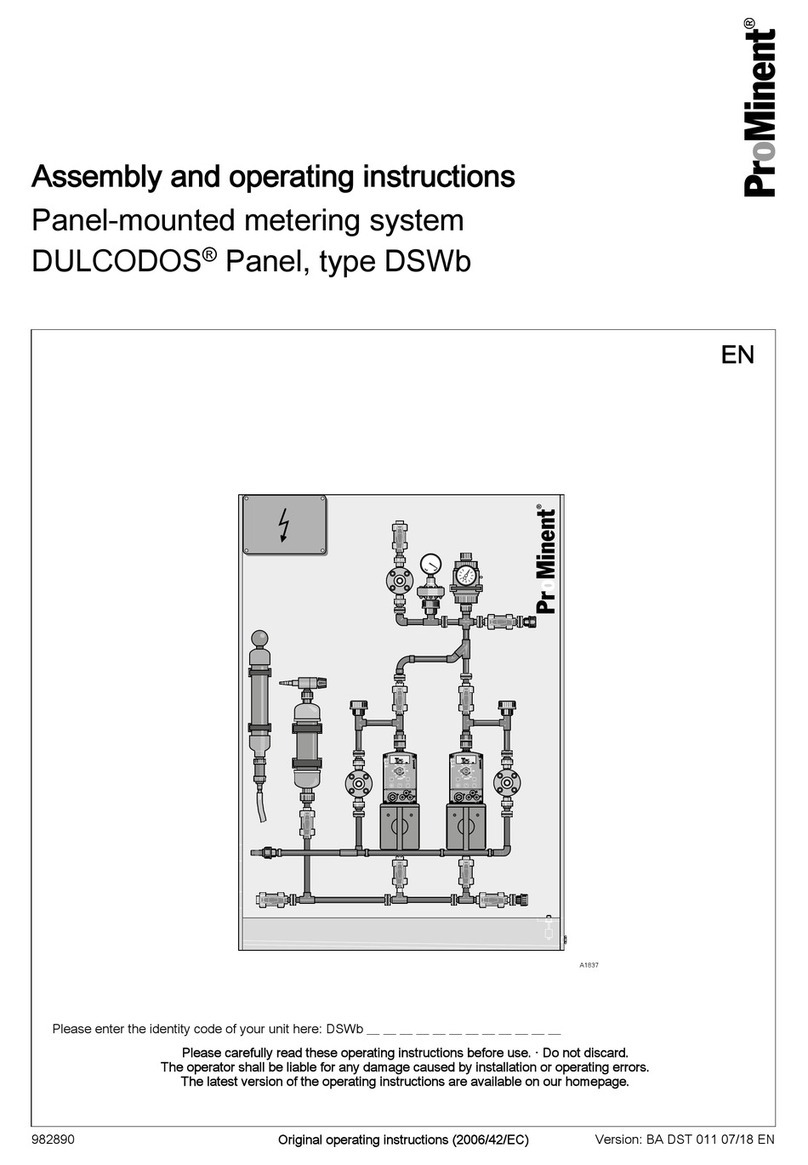 ProMinent DULCODOS DSWb SP10 User manual
