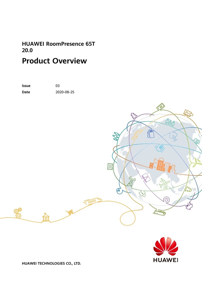 Huawei RoomPresence 65T 20.0 Product overview Huawei RoomPresence 65T 20.0 Product overview