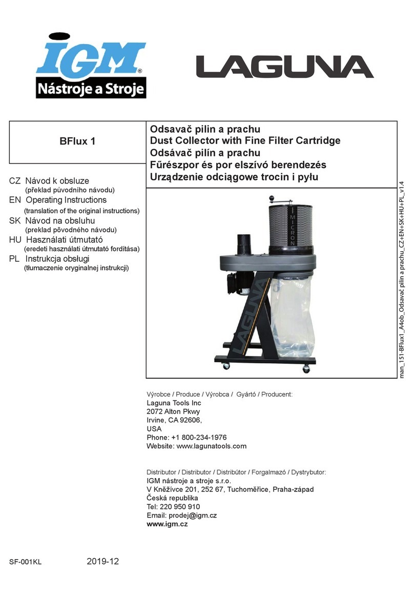 IGM Laguna BFlux 1 operating instructions