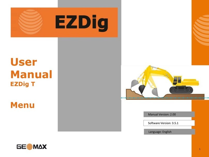 GeoMax EZDig T user manual