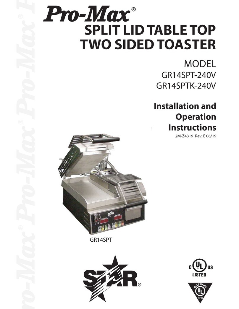 Star Pro-Max GR14SPT-240V Installation and operation instructions Star Pro-Max GR14SPT-240V Installation and operation instructions