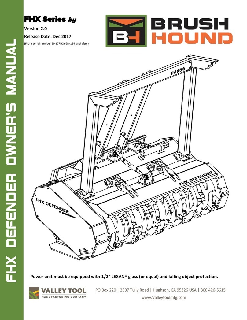 Brush Hound FHX Series owner's manual