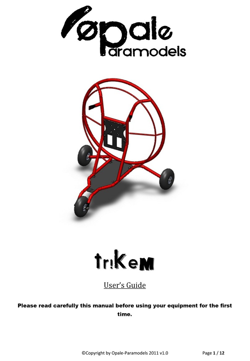 Opale-Paramodels Trike M user guide