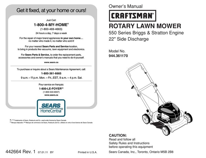 Craftsman 944.361170 owner's manual