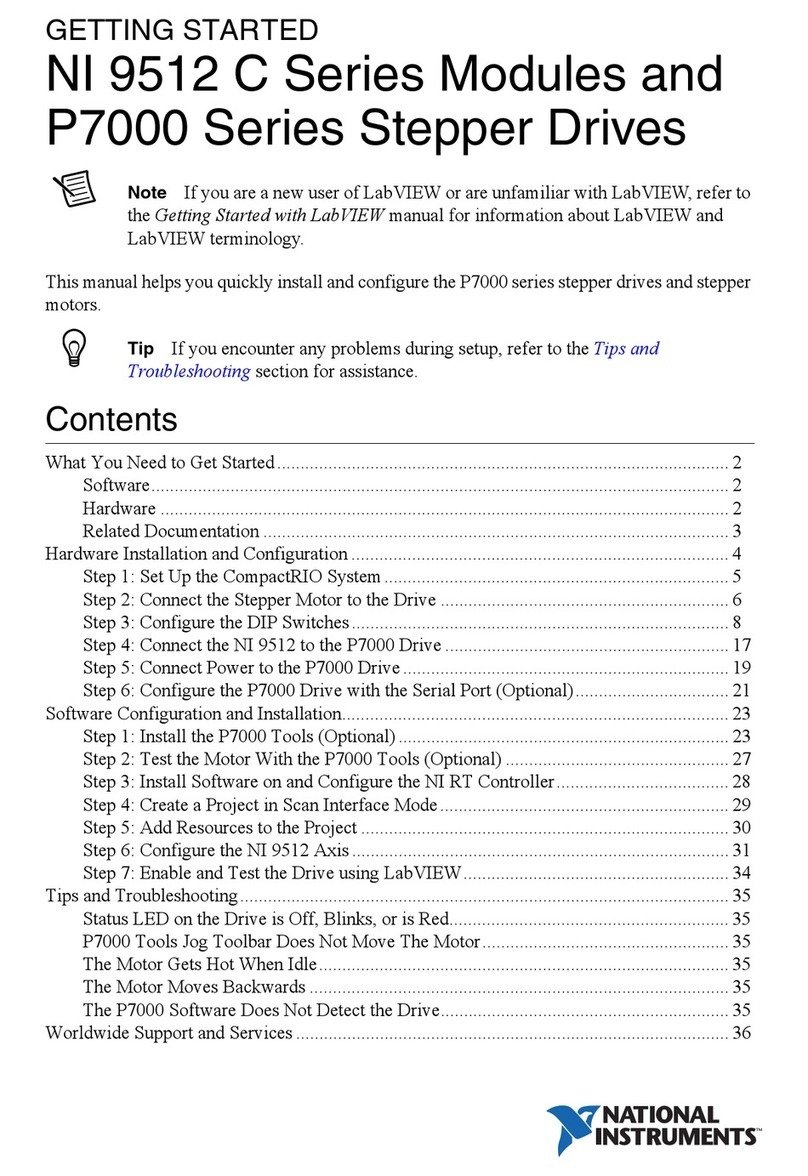 National Instruments 9512 C Series User manual National Instruments 9512 C Series User manual