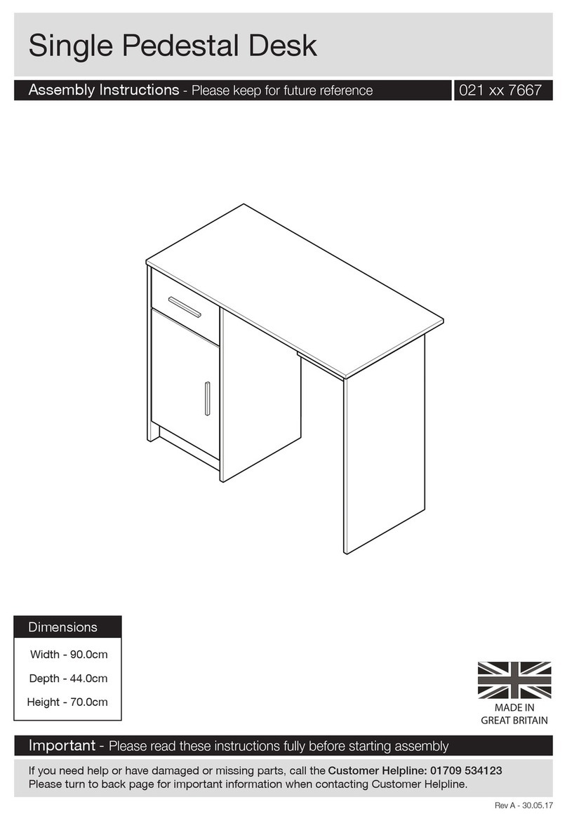 Home Essentials Norton XK089MH Assembly instructions