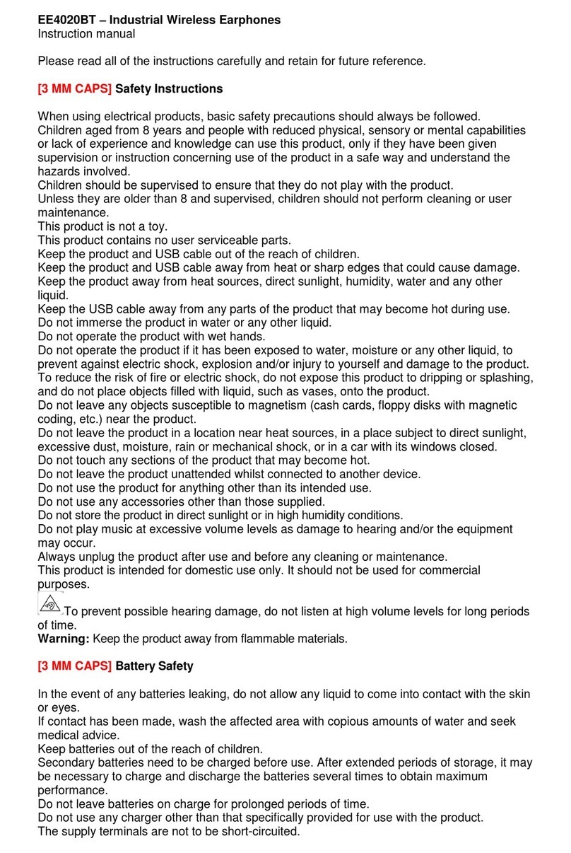 UP Global Sourcing EE4020BT User manual
