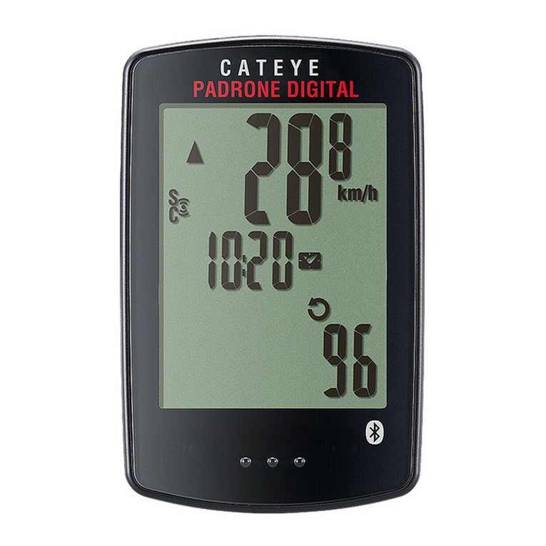 Cateye PADRONE DIGITAL CC-PA400B User manual
