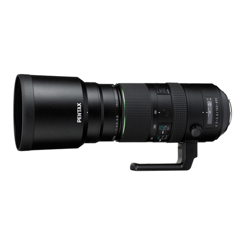 Ricoh HD PENTAX-D FA 150-450mm F4.5-5.6ED DC AW operating manual