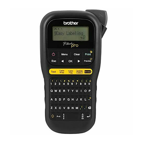 Brother P-touch Pro PT-H111 user guide