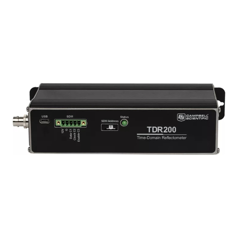 Campbell TDR200 User manual