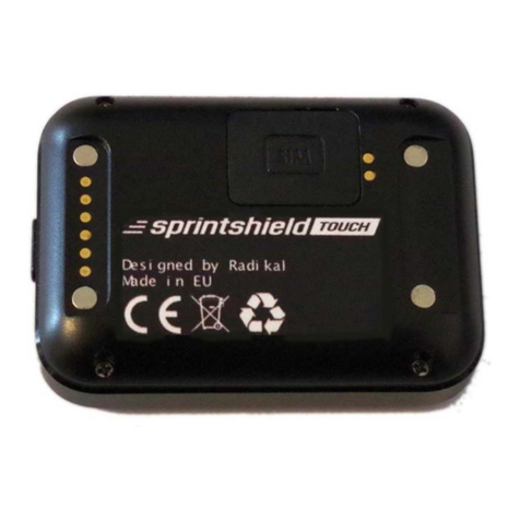 Radikal Sprintshield Touch user manual