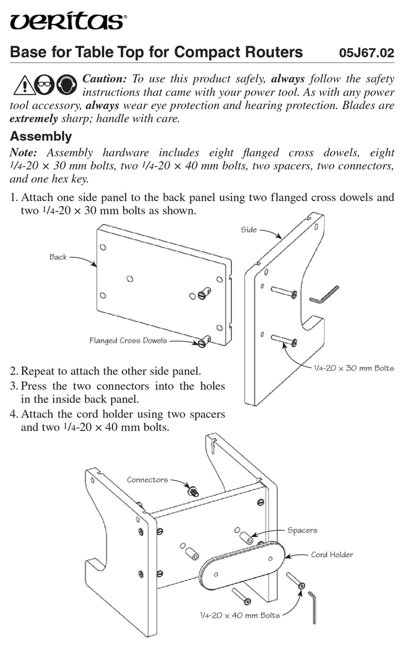 VERITAS 05J67.02 User manual