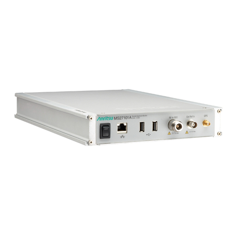 Anritsu MS27100A Configuration Quick Start Guide
