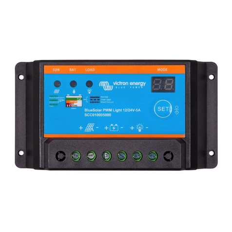 Victron energy Bluesolar-5 User manual Victron energy Bluesolar-5 User manual