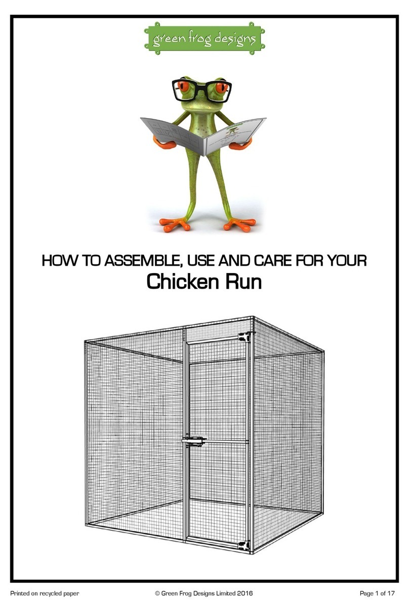 Green Frog Designs Chicken Run 2x2 User manual