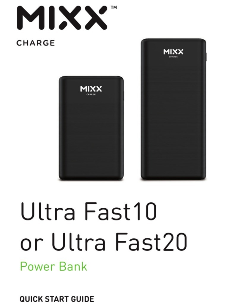 MIXX CHARGE Ultra Fast10 quick start guide