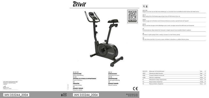 Crivit 355244 2004 operating instructions