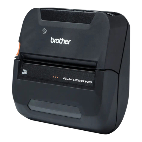 Brother RJ-4250WB User manual Brother RJ-4250WB User manual