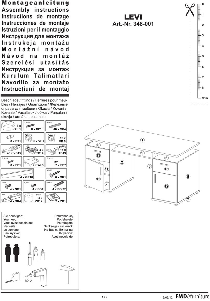 FMD Furniture LEVI 348-001 User manual FMD Furniture LEVI 348-001 User manual