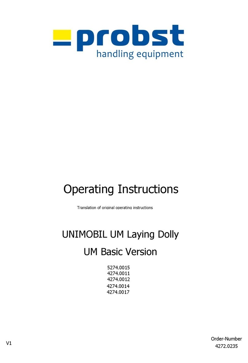 probst UNIMOBIL UM 5274.0015 User manual