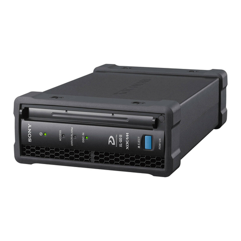 Sony PDW-U4 Service manual
