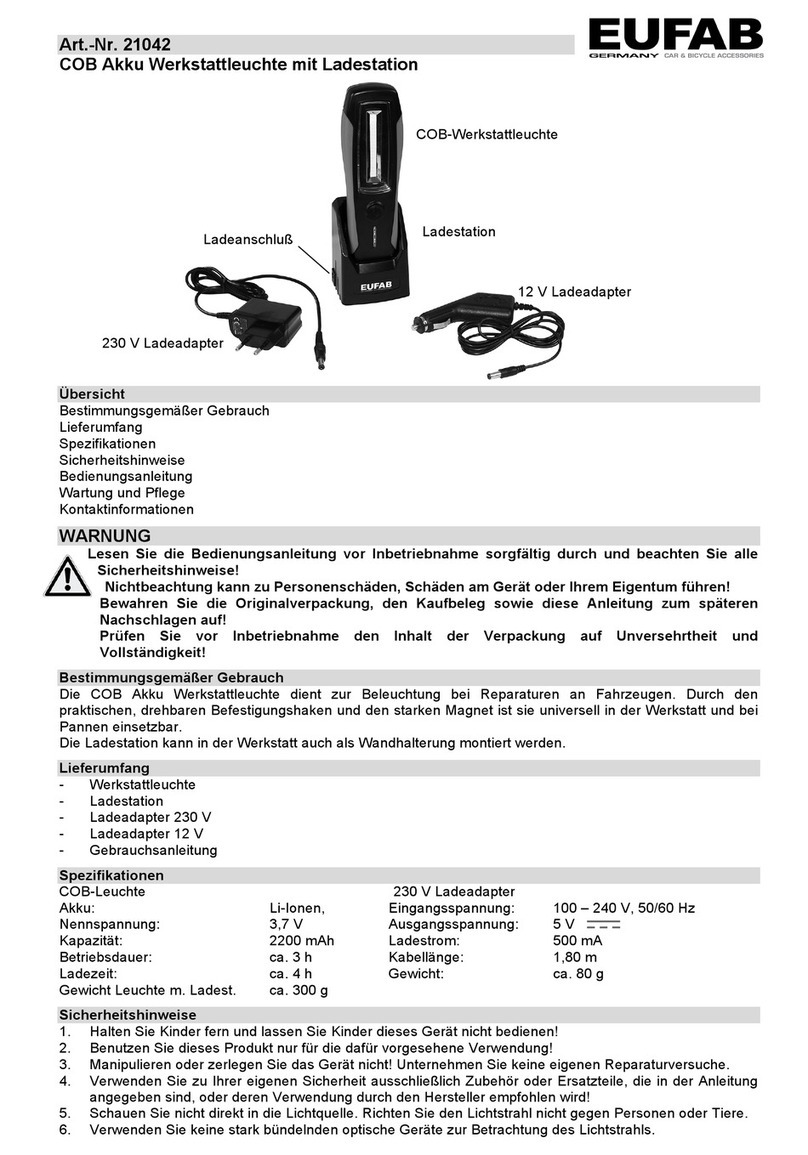 EUFAB 21042 User manual