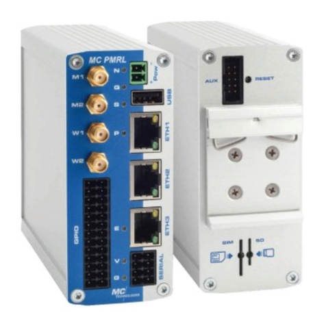 MC Technologies MC PMRL user manual
